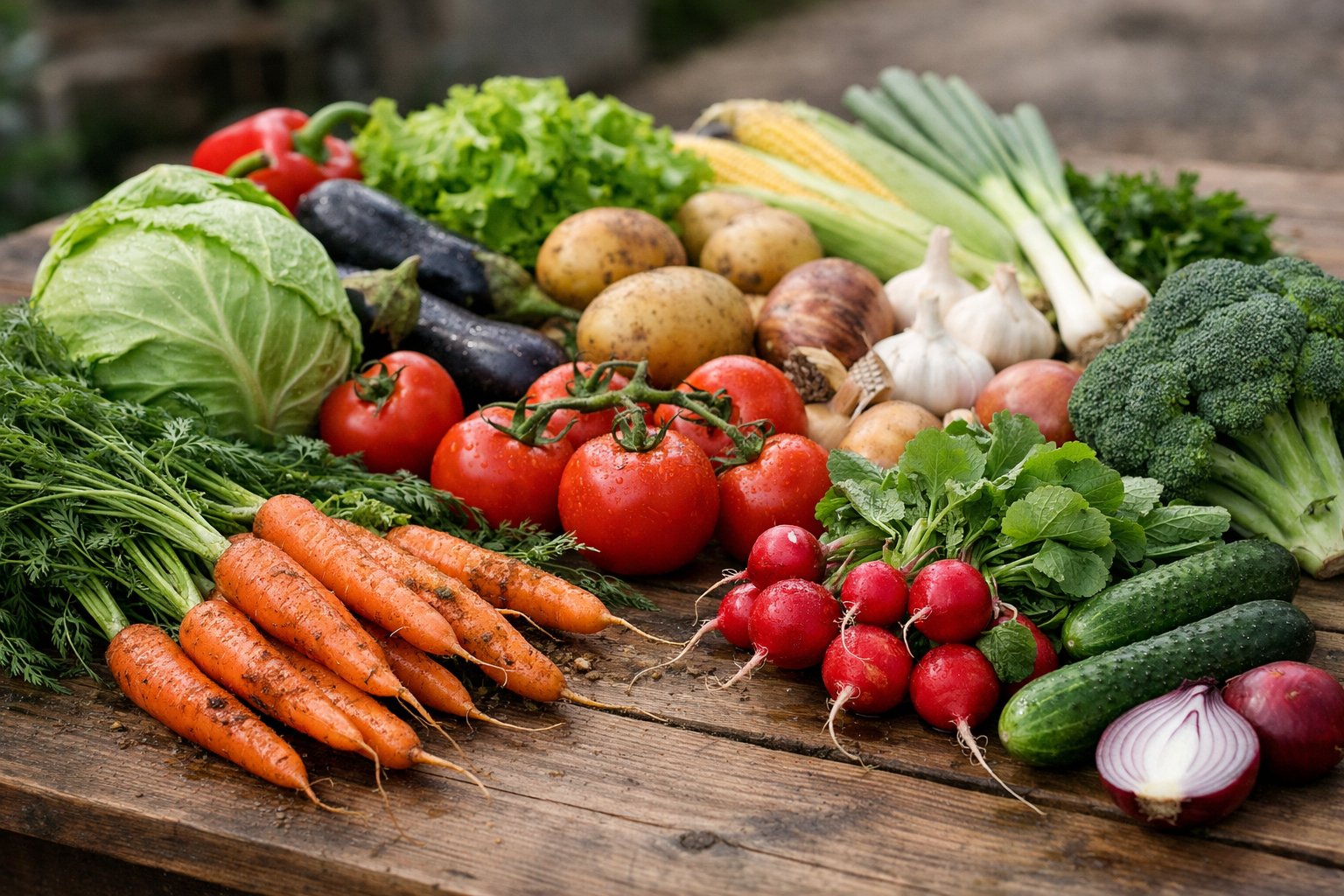 liste de tous les légumes